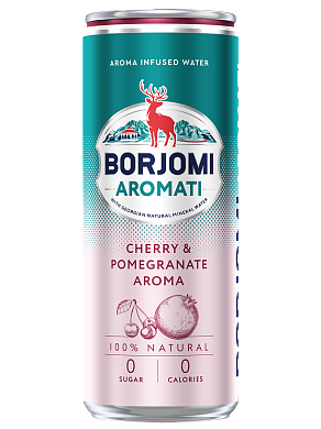 Borjomi Aromati з ароматом Вишні та Гранату 0,33 л сильногазований напій — фото 4