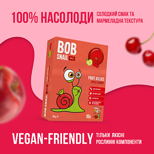 Мармелад фруктово-ягодный "Яблоко-Вишня" Bоb Snail 90 г — фото 2