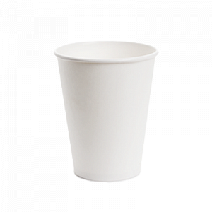 Бумажный стакан белый 270 мл (100 шт/уп) — фото 1