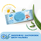 Салфетки влажные  Smile Baby Экстракт ромашки и алоэ 100 шт — фото 6