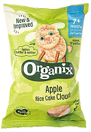 Хлібці Organix рисові Яблуко (з 7 місяців) 40 г-mywatershop.com.ua