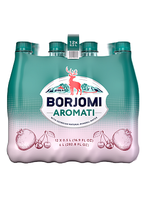 Borjomi Aromati с ароматом Вишни и Граната 0,5 л сильногазированный напиток — фото 3