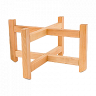 Підставка дерев`яна низька-1-mywatershop.com.ua