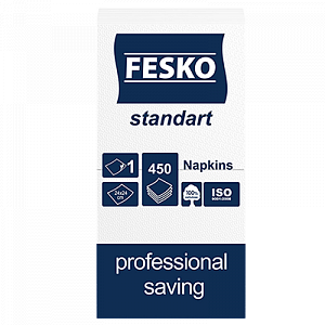 Салфетки FESKO Standard белые 450 шт — фото 1