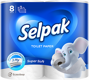 Туалетная бумага Selpak Super Soft 8 рул. — фото 1