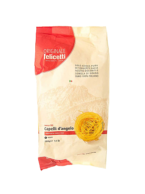 Макаронные изделия Felicetti Капелли д'анджело 500 г — фото 1
