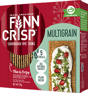 Сухарики Finn Crisp Multigrain из нескольких видов зерен 175 г-1-mywatershop.com.ua