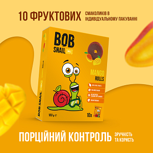 Натуральные фруктовые Конфеты "Манго" Bob Snail 100 г — фото 2