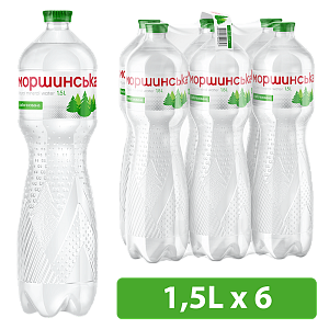 Моршинська 1,5 л слабогазована вода — фото 1