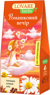 Чай Lovare Herbs "Ромашковий вечір" (20 пак) — фото 1
